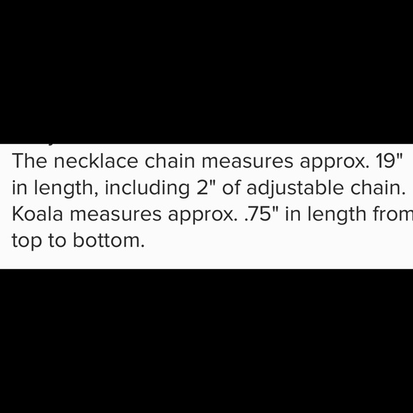 NWT Silver Koala Necklace (prev HP) - Picture 3 of 3